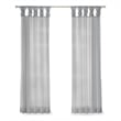 Madison Park Ceres Twist Tab Voile Sheer Window Pair in Light Grey 84
