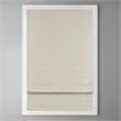 Madison Park Como Printed Faux Silk Room Cordless Roman Shade in Ivory 35x64