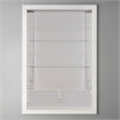 Madison Park Como Printed Faux Silk Room Cordless Roman Shade in Ivory 39x64