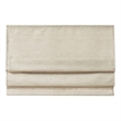 Madison Park Como Printed Faux Silk Room Cordless Roman Shade in Ivory 39x64