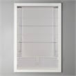 Madison Park Como Printed Faux Silk Room Cordless Roman Shade in Ivory 31x64