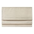 Madison Park Como Printed Faux Silk Room Cordless Roman Shade in Ivory 31x64