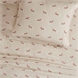 Woolrich Flannel Sheet Set in Tan Dog Full