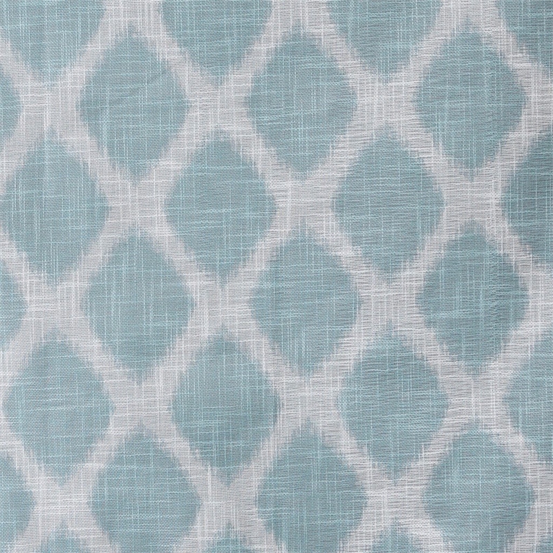 SunSmart Blakesly Printed Ikat Blackout Panel in Aqua
