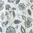 SunSmart Camille Jacquard Printed Room Darkening Panel in Aqua