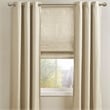 SunSmart Como Tonal Printed Faux Silk Total Blackout Window Panel Pair in Taupe