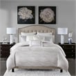 Madison Park Signature Hollywood Glam Modern Cotton Comforter Set in White