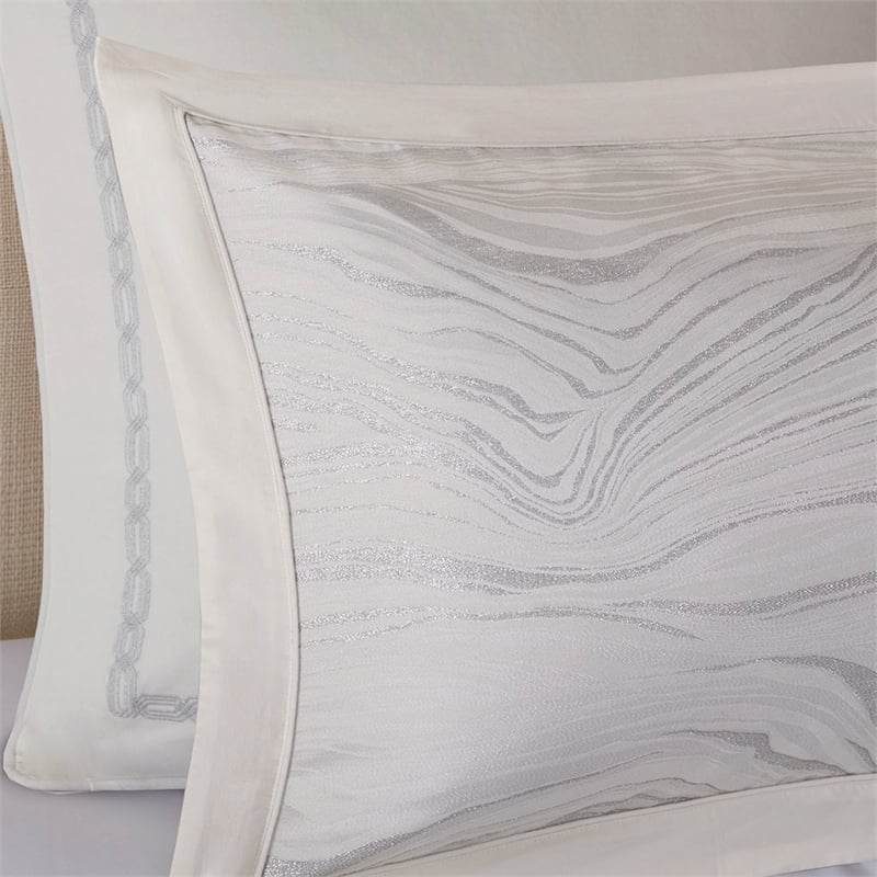 Madison Park Signature Hollywood Glam Modern Cotton Comforter Set in White