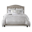 Madison Park Signature Hollywood Glam Modern Cotton Comforter Set in White