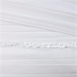 Madison Park Celeste 4-Piece Fabric Ruffle Quilt Set with Throw Pillow in White