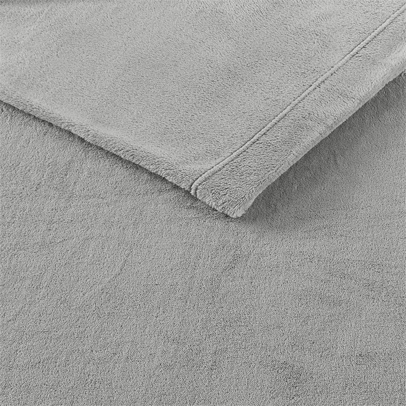 True North by Sleep Philosophy Soloft Plush Fabric Sheet Set in Gray