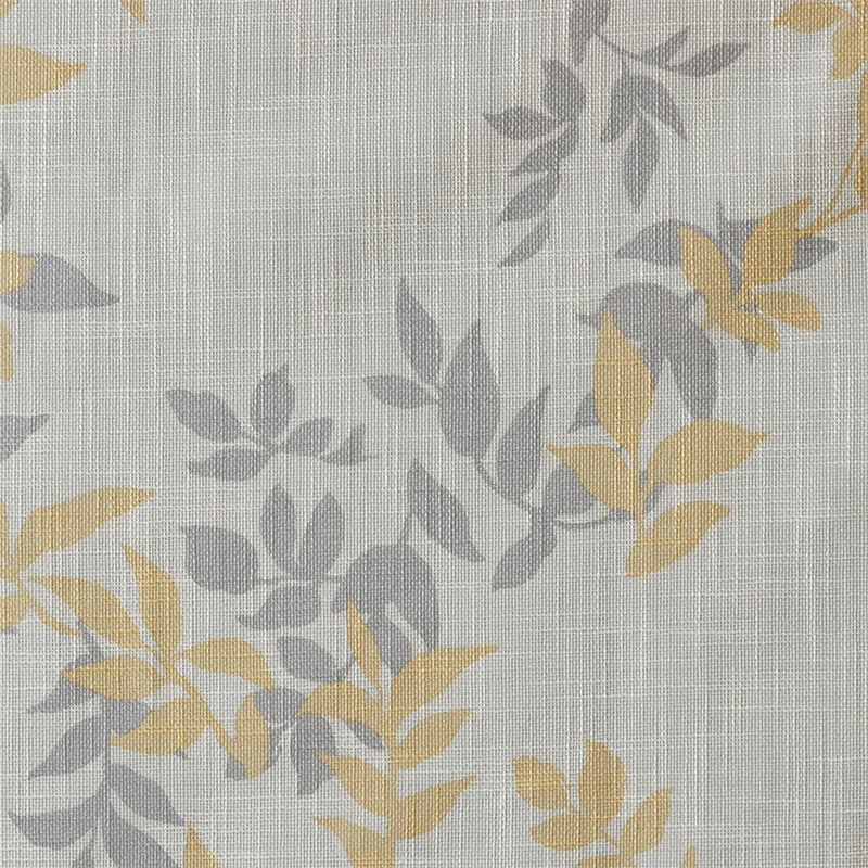 SunSmart Julie Contemporary Fabric Printed Botanical Blackout Panel in Yellow