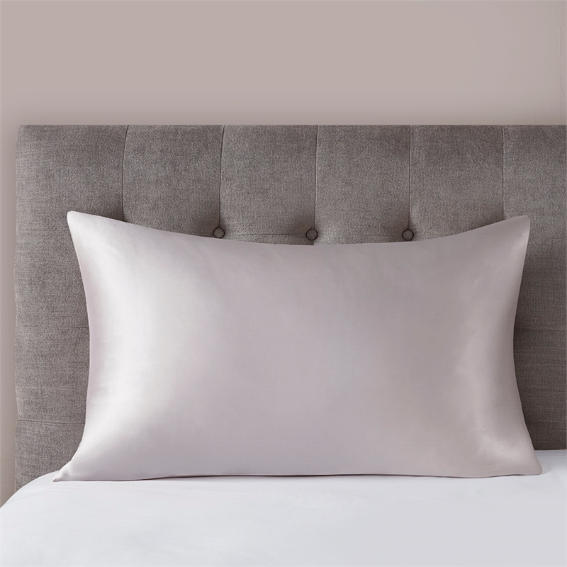 Madison Park Silk Contemporary Fabric Single Pillowcase in Pink
