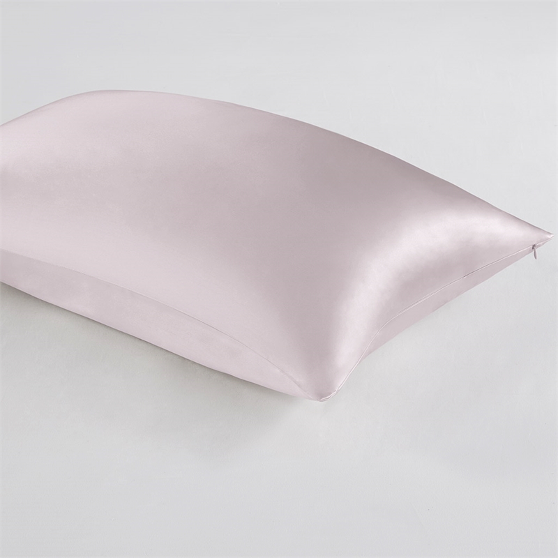 Madison Park Silk Contemporary Fabric Single Pillowcase in Pink
