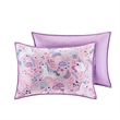 Urban Habitat Lola Unicorn Cotton Quilt Set with Throw Pillows in Pink