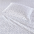 Intelligent Design Cozy Soft Cotton Flannel Printed Sheet Set in Blue/White