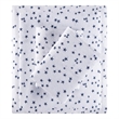 Intelligent Design Cozy Soft Cotton Flannel Printed Sheet Set in Blue/White