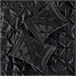 Madison Park Laurel 7-Piece Transitional Fabric Tufted Comforter Set in Black