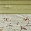 Madison Park Serene 7-Piece Fabric Embroidered Comforter Set in Green