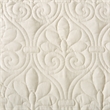 Madison Park Quebec 3-Piece Fabric Fitted Bedspread Set in Cream