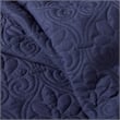 Madison Park Quebec 3-Piece Fabric Fitted Bedspread Set in Navy