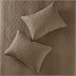 Madison Park Quebec Transitional Fabric Reversible Quilt Set in Mocha Brown