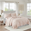 Madison Park Tuscany 3-Piece Cotton Scalloped Edge Quilt Set in Blush