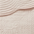 Madison Park Tuscany 3-Piece Cotton Scalloped Edge Quilt Set in Blush