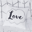 Intelligent Design Raina Fabric Metallic Printed Comforter Set in White/Silver
