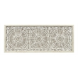 Olliix Henna Medallion Rice Paper & Wood Framed Shadow Box in Off White