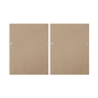 Olliix Botanical Waterfall 2-Piece Polystyrene & Wood Wall Decor Set in Green