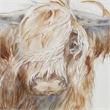 Olliix Windswept Hand Embellished Farmhouse Wood/Canvas Wall Art in Brown