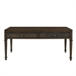 Olliix Kenna Fluted Solid Wood Coffee Table with 2 Drawers in Coffee