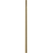 Olliix Helena 6-Light Iron Metal/Frosted Glass Chandelier in Black/Antique Brass