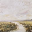 Olliix Peaceful River Hand Embellished Wood Wall Art in Multi-Color
