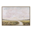 Olliix Peaceful River Hand Embellished Wood Wall Art in Multi-Color