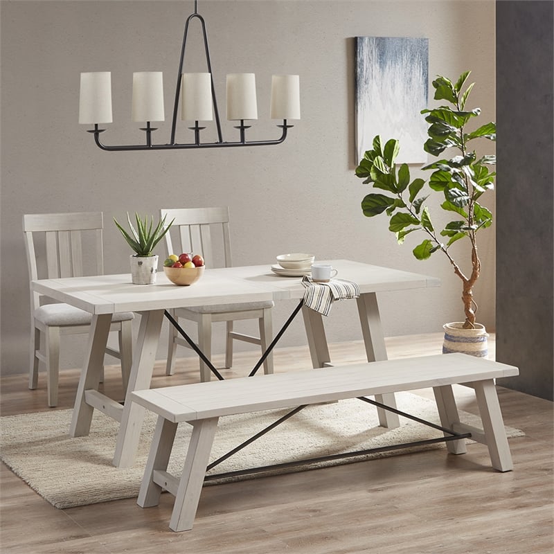 Olliix Serenitie 5-Light Linear Farmhouse Iron Metal Chandelier in Bronze