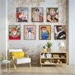 Olliix Pet Portrait Captain's Guard Pug Framed Wood Wall Art in Multi-Color