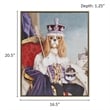 Olliix Pet Portrait King Charles Spaniel III Wood Wall Art in Multi-Color