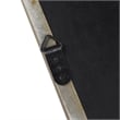 Olliix Adelaide Rectangular Scalloped MDF Wood Accent Wall Mirror in Gold