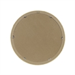 Olliix Luna Round Coastal Rattann & Wood Accent Wall Mirror in Natural