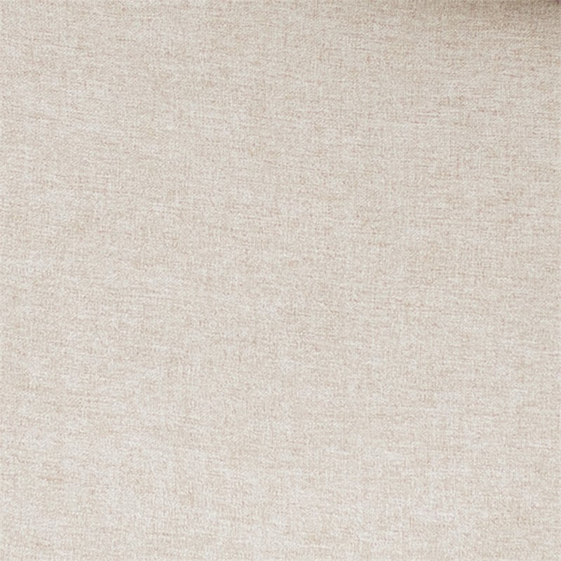 Olliix Fayette Tufted Upholstered Fabric Accent Arm Chair in Cream