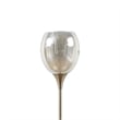 Olliix Bellow Iron Metal Floor Lamp with Glass Shade in Antique Brass