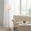 Olliix Athena Traditional Iron Metal Floor Lamp in Antique Brass