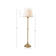 Olliix Athena Traditional Iron Metal Floor Lamp in Antique Brass