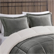 Woolrich Alton 4-Piece Fabric King Down Alternative Comforter Set in Charcoal