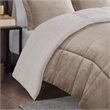 Woolrich Alton 4-Piece Fabric King Down Alternative Comforter Set in Taupe