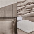 Woolrich Alton 4-Piece Fabric Full/Queen Down Alternative Comforter Set in Taupe