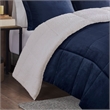 Woolrich Alton 4-Piece Fabric King Down Alternative Comforter Set in Navy