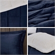 Woolrich Alton 4-Piece Fabric King Down Alternative Comforter Set in Navy